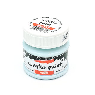 Akrylová farba - matná - 50 ml - ľadová modrá