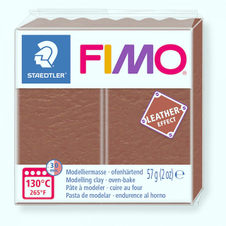 FIMO Leather - oriešková - 57 g