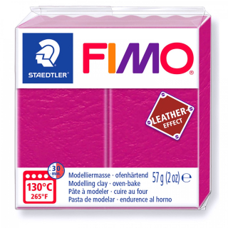 FIMO Leather - malinová - 57 g