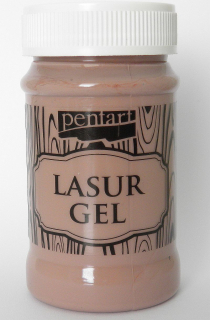 Lazúrový gél - country ružová - 100 ml