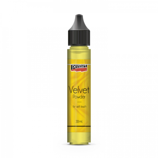 Zamatový prášok - citrónovo žltá - 30 ml