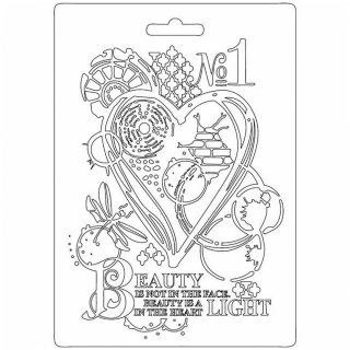 Plastová mäkká forma STAMPERIA - A5 - heart
