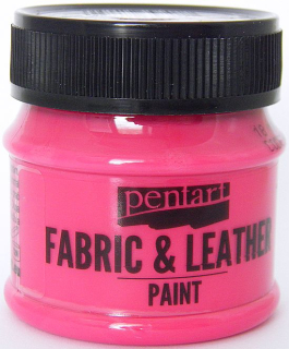 Farba na textil a kožu - magenta - 50 ml