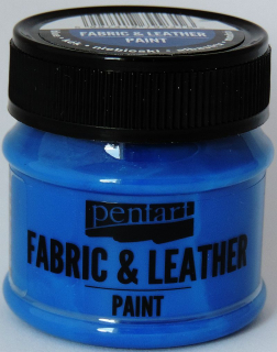Farba na textil a kožu - modrá - 50 ml