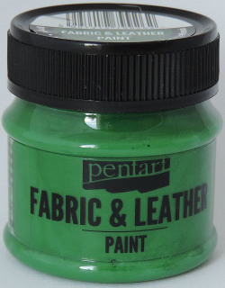 Farba na textil a kožu - zelená - 50 ml