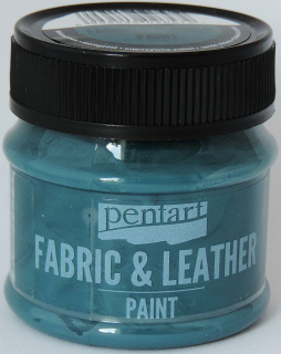 Farba na textil a kožu - fľašková zelená - 50 ml