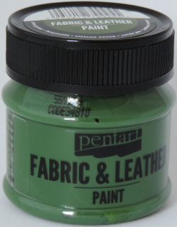 Farba na textil a kožu - jedľová zelená - 50 ml