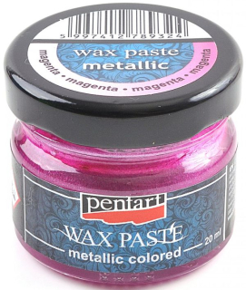 Vosková pasta - metalická - magenta - 20 ml