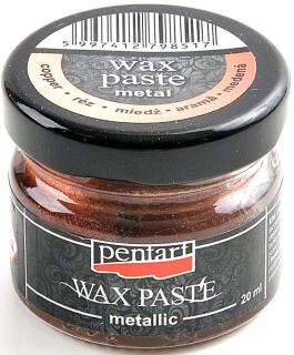 Vosková pasta - metalická - medená - 20 ml