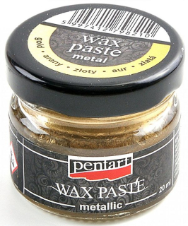 Vosková pasta - metalická - zlatá - 20 ml