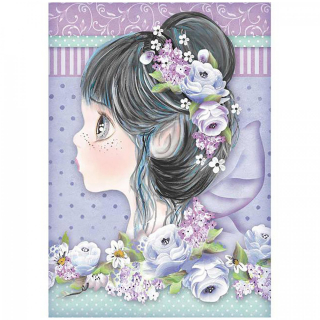 Ryžový papier - A4 - Lilac fairy