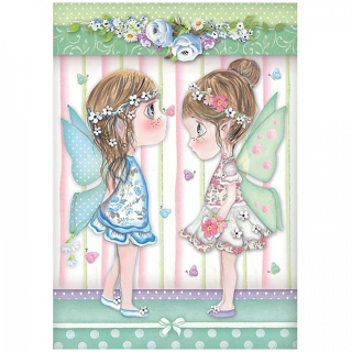 Ryžový papier - A4 - Fairies with butterflies