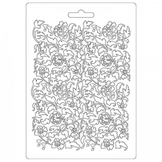 Plastová mäkká forma STAMPERIA - A5 - Ramage flowers