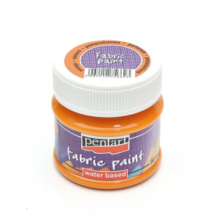 Farba na textil PENTART - pomarančová - 50 ml