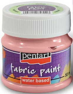 Farba na textil PENTART - punčová - 50 ml