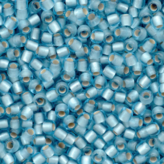 TOHO Round 11/0 - Silver-Lined Frosted Aquamarine - 10 g