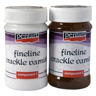 Krakelovací lak - jemný - dvojkrokový - 100 + 100 ml