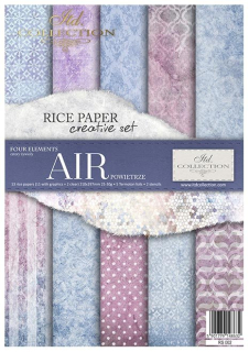 Ryžový papier - A4 - vzduch - sada RS 002