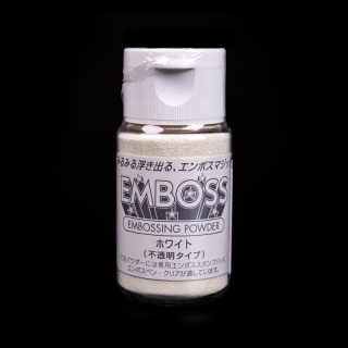 Embosovací prášok - biela - 30 ml