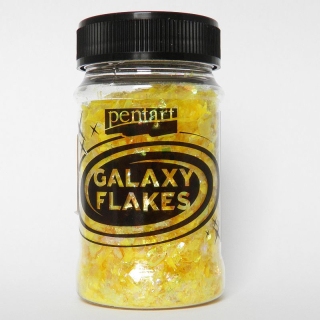 Galaxy vločky - Pluto žltá - 15 g