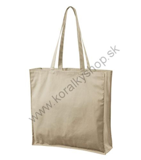 901-Carry nákupná taška unisex - 43 x 43 x 12 cm - prírodná