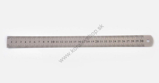 Oceľové pravítko - ohybné - 30 cm 