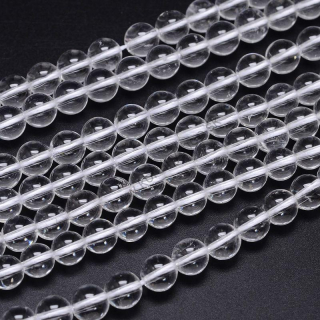 Krištáľ prírodný - 10 mm - crystal - 1 ks