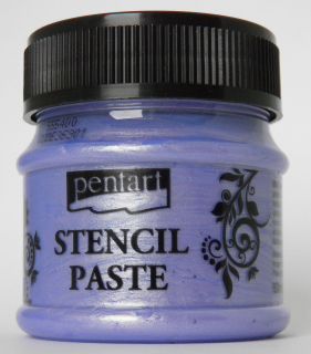 Šablónovacia pasta - perleťová - orgovánová - 50 ml