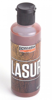 Lazúra na drevo - gaštan - 80 ml