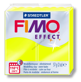 FIMO Effect NEON - žltá - 57 g