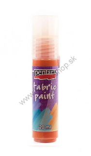 Farba na textil PENTART - oranžová - 20 ml