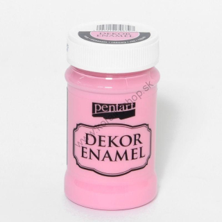 Dekor Enamel - dekoračný smalt - ružová - 100 ml