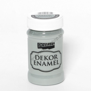 Dekor Enamel - dekoračný smalt - sivá - 100 ml
