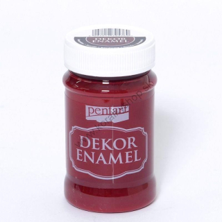 Dekor Enamel - dekoračný smalt - bordová - 100 ml
