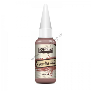 Atrament MEDIA INK - medená - 20 ml