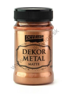 Dekor Metal - matná farba - bronzová - 100 ml