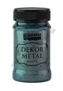 Dekor Metal - matná farba - oxford modrá - 100 ml