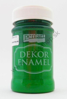 Dekor Enamel - dekoračný smalt - zelená - 100 ml