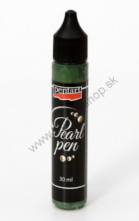 Perleťové pero - špenátová zelená - 30 ml