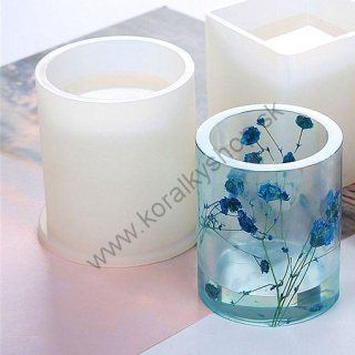 Silikónová forma - stojan v tvare valca - 5 x 6 cm