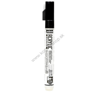 ACRYLIC MARKER - hrot 0,7 mm - biela