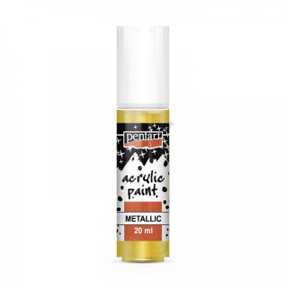 Akrylová farba - metalická - baroková zlatá - 20 ml