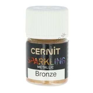 Cernit Metalický púder - bronzová - 3 g