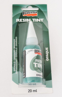 Tekuté farbivo do živice - nepriehľadné - smaragdová - 20 ml