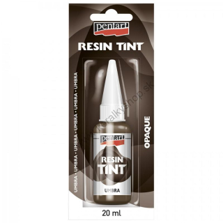 Tekuté farbivo do živice - nepriehľadné - umbra - 20 ml