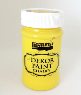 Dekor Paint Soft - citrónová žltá - 100 ml