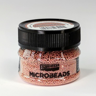 Sklenené mikroguličky - ružová zlatá- 40g