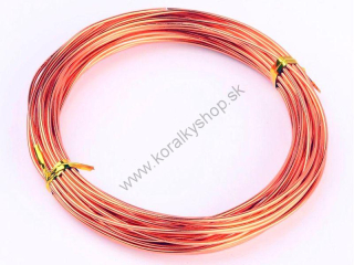 Hliníkový drôt 1,0 mm/10m - medená