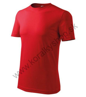 132-Classic New tričko pánske červená XXL