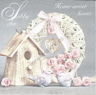 Servítka - motív č. 145 - Home sweet home